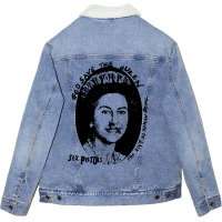 God Save The Queen Unisex Sherpa-lined Denim Jacket | Artistshot