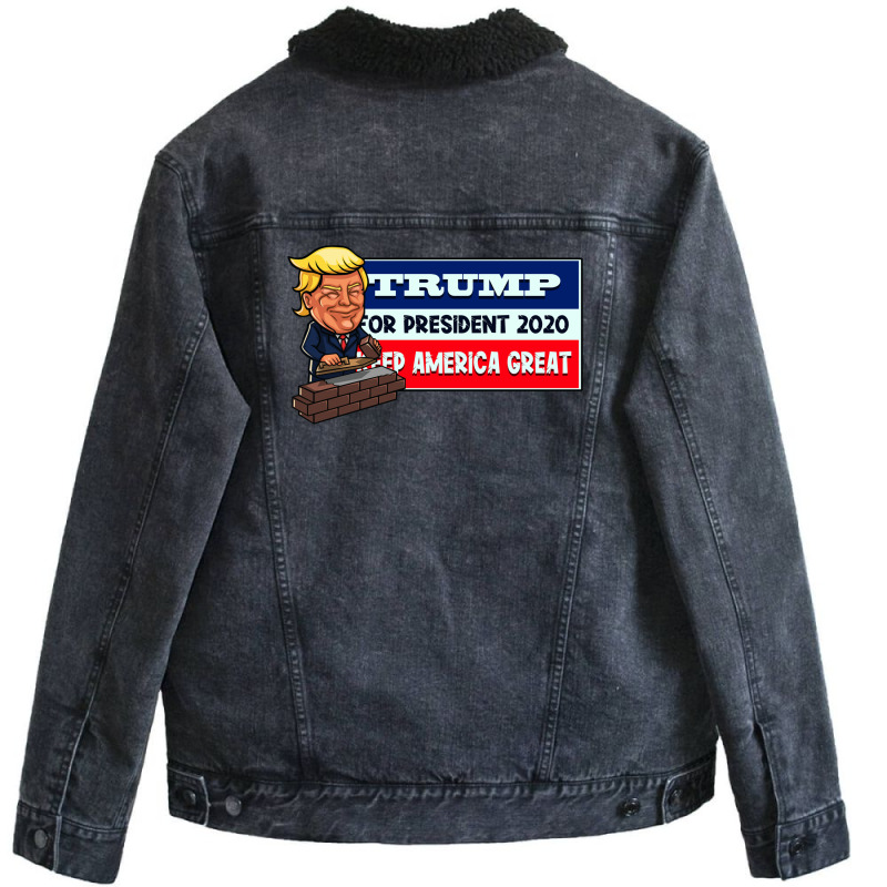 Keep America Great Unisex Sherpa-lined Denim Jacket | Artistshot