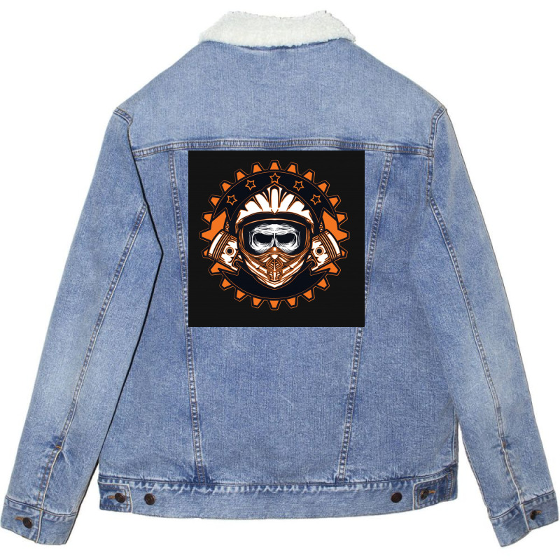 Wow Unisex Sherpa-lined Denim Jacket | Artistshot