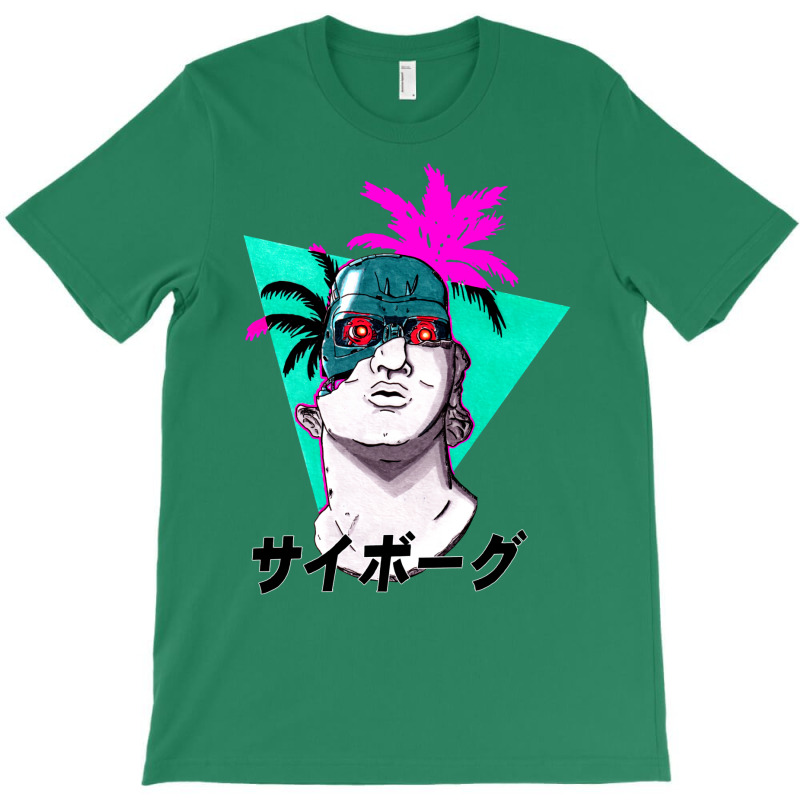 Greek Bust Cyborg Vaporwave T-Shirt by camojafurxhiv | Artistshot