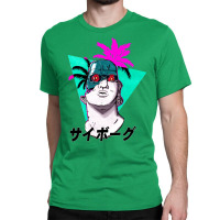 Greek Bust Cyborg Vaporwave Classic T-shirt | Artistshot