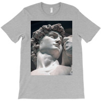 Greek Statue Of David Vaporwave T-shirt | Artistshot