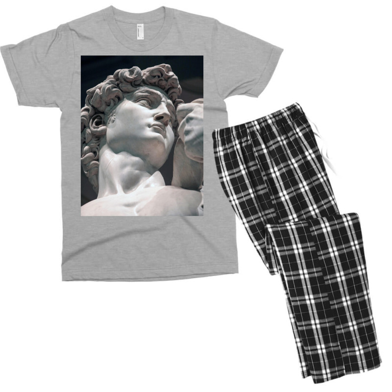 Greek Statue Of David Vaporwave Men's T-shirt Pajama Set by camojafurxhiv | Artistshot