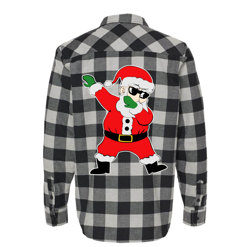 Dabbing Santa Flannel Shirt | Artistshot