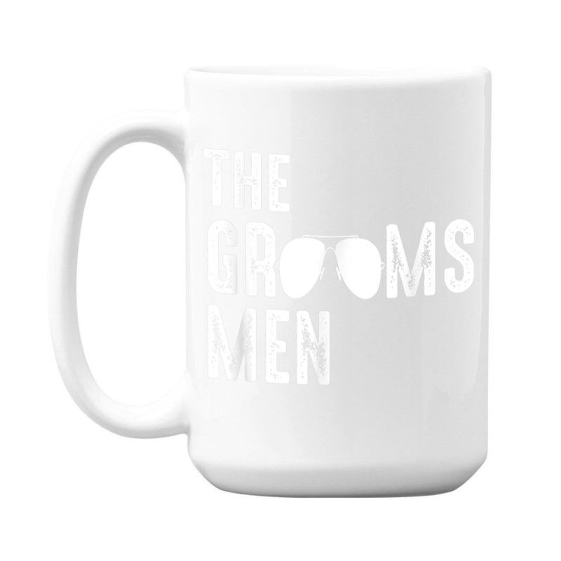 The Groomsmen Cool Shades Funny Bachelor Party Gift 15 Oz Coffee Mug | Artistshot