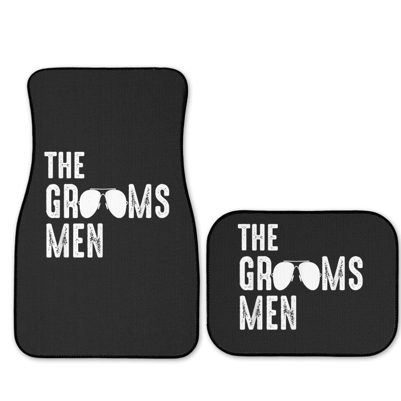 The Groomsmen Cool Shades Funny Bachelor Party Gift Full Set Car Mats | Artistshot