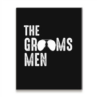 The Groomsmen Cool Shades Funny Bachelor Party Gift Metal Print Vertical | Artistshot