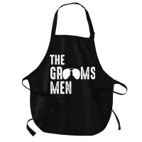 The Groomsmen Cool Shades Funny Bachelor Party Gift Medium-length Apron | Artistshot