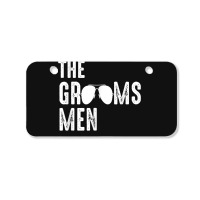 The Groomsmen Cool Shades Funny Bachelor Party Gift Bicycle License Plate | Artistshot