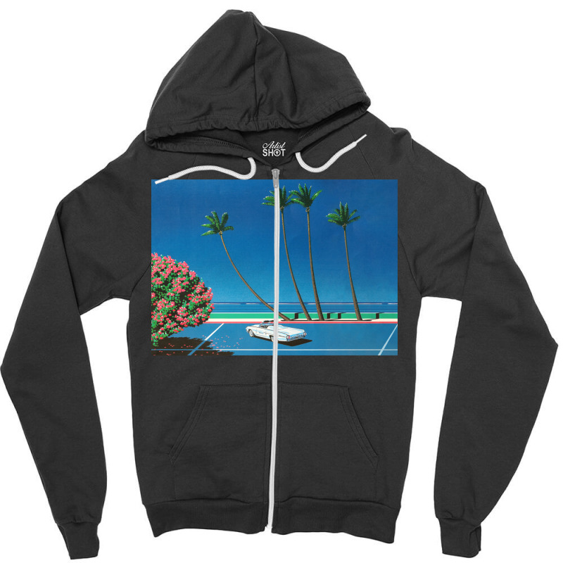 Hiroshi Nagai  Vintage Tennis Zipper Hoodie | Artistshot