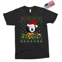 Billiards Sports Lover Xmas Santa Ugly Billiards Christmas T Shirt Exclusive T-shirt | Artistshot