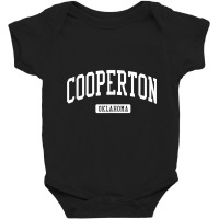 Cooperton Oklahoma Ok Vintage Athletic Sports Design T Shirt Baby Bodysuit | Artistshot