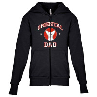 Oriental Cat Dad Youth Zipper Hoodie | Artistshot