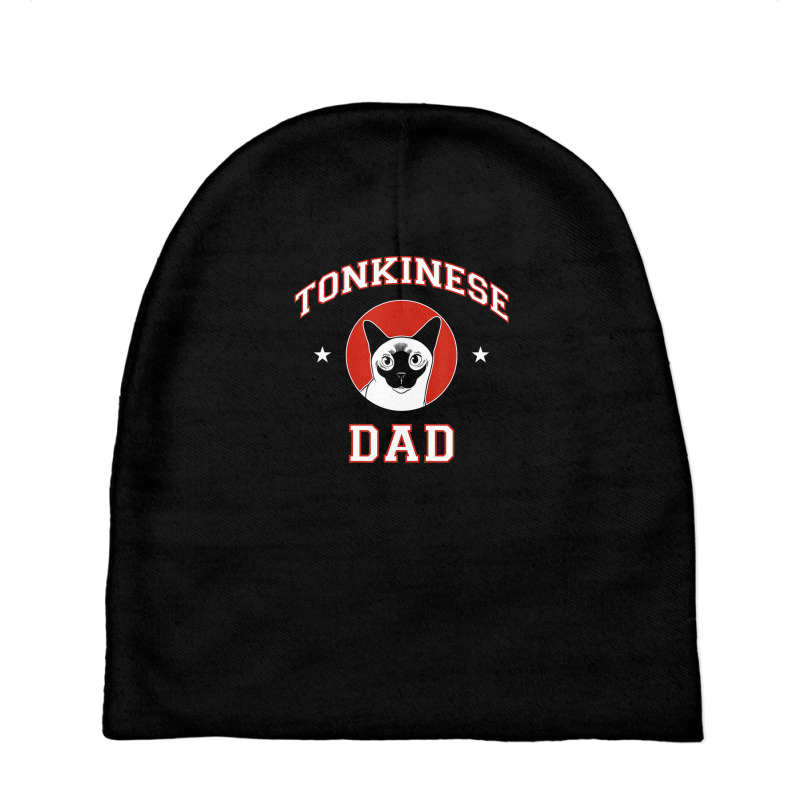 Tonkinese Cat Dad Baby Beanies | Artistshot