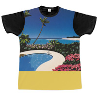 Hiroshi Nagai Art Print Poster Vaporwave Aesthetic Wallpaper Graphic T-shirt | Artistshot