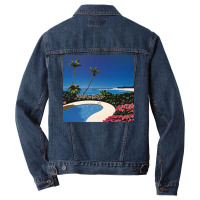 Hiroshi Nagai Art Print Poster Vaporwave Aesthetic Wallpaper Men Denim Jacket | Artistshot