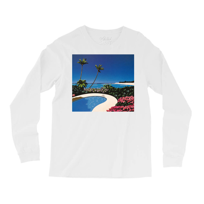 Hiroshi Nagai Art Print Poster Vaporwave Aesthetic Wallpaper Long Sleeve Shirts | Artistshot