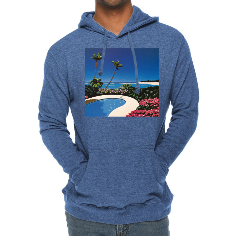 Hiroshi Nagai Art Print Poster Vaporwave Aesthetic Wallpaper Lightweight Hoodie | Artistshot