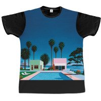 Hiroshi Nagai Art Print Poster Vaporwave Shirt Wallpaper Graphic T-shirt | Artistshot