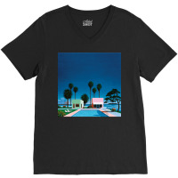 Hiroshi Nagai Art Print Poster Vaporwave Shirt Wallpaper V-neck Tee | Artistshot