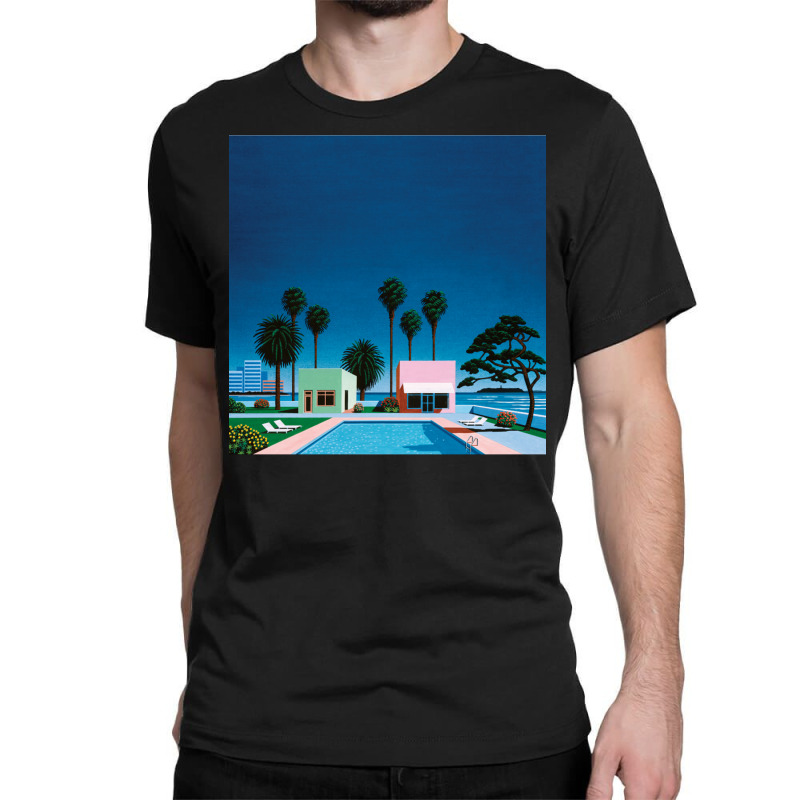 Hiroshi Nagai Art Print Poster Vaporwave Shirt Wallpaper Classic T-shirt | Artistshot