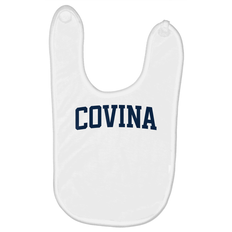 Covina California Collegiate Style Varsity Block Letter T Shirt Baby Bibs | Artistshot