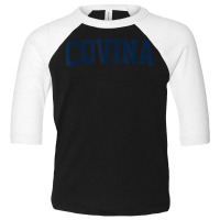 Covina California Collegiate Style Varsity Block Letter T Shirt Toddler 3/4 Sleeve Tee | Artistshot