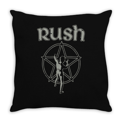 Rush Vintage Starman Throw Pillow Designed By Ronandi