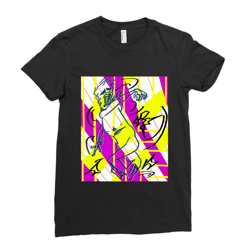 Bending And Breaking 1 1 Ladies Fitted T-Shirt by AmberKelsey | Artistshot