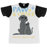 Paw And Order Special Feline Unit Pets Training Dog And Cat Graphic T-shirt | Artistshot