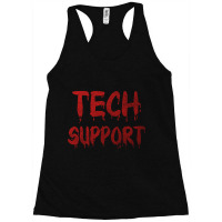 Limited Edition Creepy Tech Support Racerback Tank | Artistshot