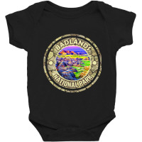 Hot Trend Badlands National Park Adventure, South Dakota Stone Sign-xt Baby Bodysuit | Artistshot