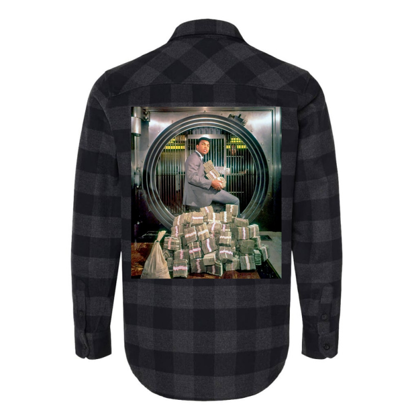 Mohamed Ali   Money In The Bank Flannel Shirt by emaafajtq | Artistshot