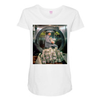 Mohamed Ali   Money In The Bank Maternity Scoop Neck T-shirt | Artistshot