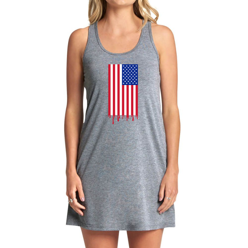 American Flag And The Blood Of Freedom Tank Dress by Alamy | Artistshot