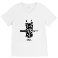 City Morgue V-neck Tee | Artistshot