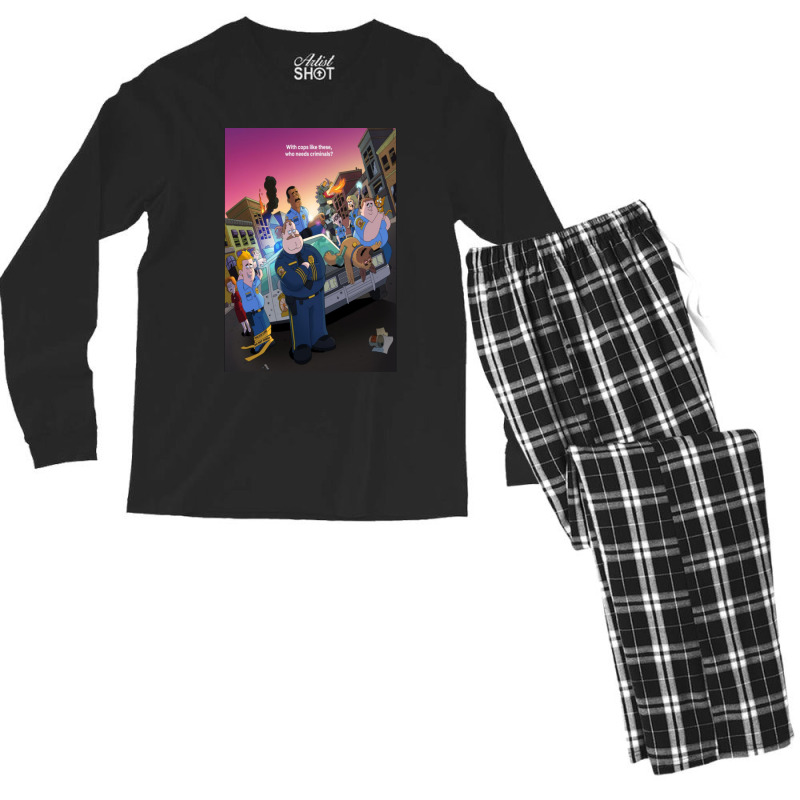 Paradise Pd 301 Men's Long Sleeve Pajama Set by StarActon | Artistshot