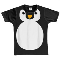 Funny Penguin Face Design Or Easy Costume Cute Black Penguin Graphic Youth T-shirt | Artistshot