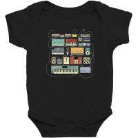 Electronic Musician Synthesizer And Drum Machine Dj Baby Bodysuit | Artistshot