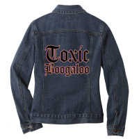 City Morgue Presents Toxic Boogaloo Ladies Denim Jacket | Artistshot