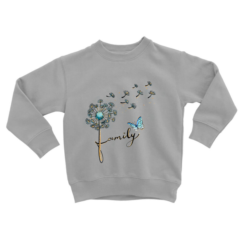 Family Dandelion Flowers Butterfly Vintage Style Men Women T Shirt Toddler Sweatshirt by kylrahal8pot | Artistshot