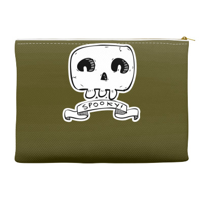 Spooky Skull Accessory Pouches Designed By Icang Waluyo