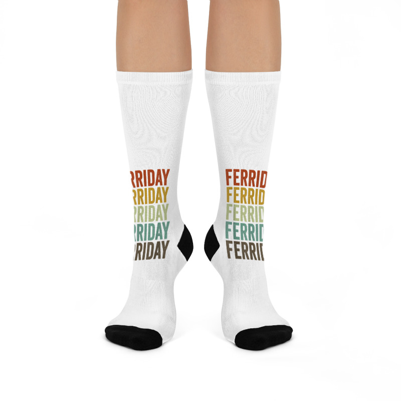 Ferriday City Retro T Shirt Crew Socks | Artistshot