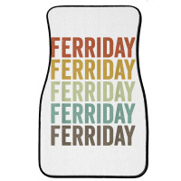 Ferriday City Retro T Shirt Front Car Mat | Artistshot