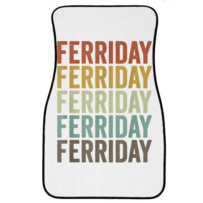 Ferriday City Retro T Shirt Front Car Mat | Artistshot