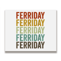 Ferriday City Retro T Shirt Metal Print Horizontal | Artistshot