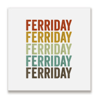 Ferriday City Retro T Shirt Metal Print Square | Artistshot