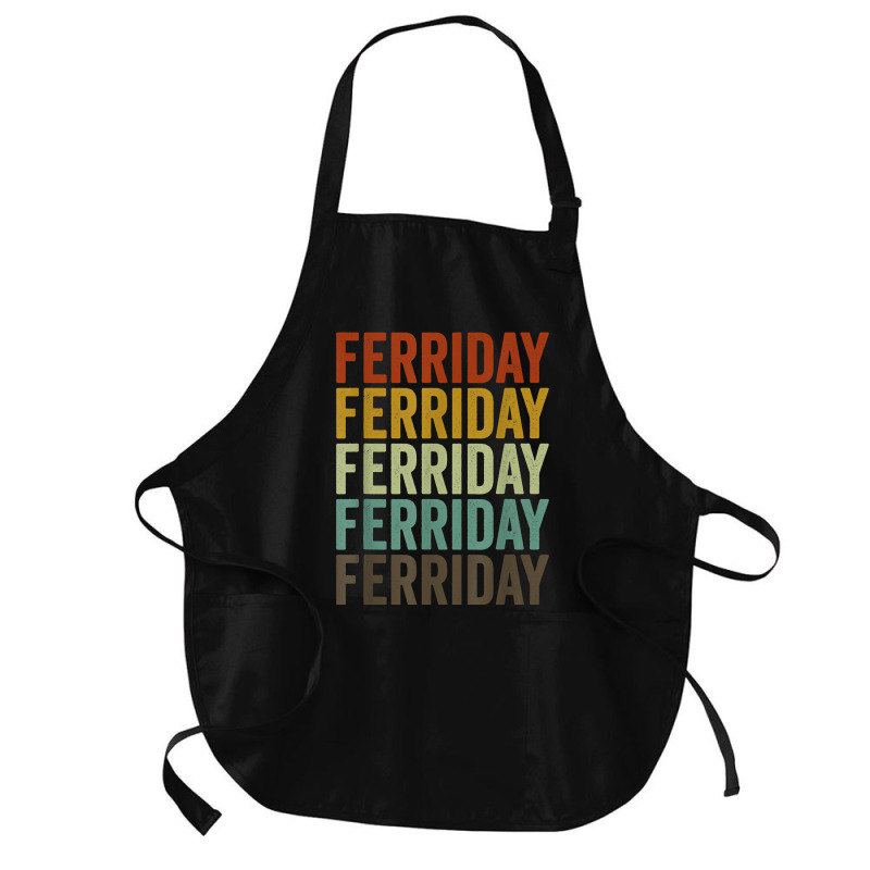 Ferriday City Retro T Shirt Medium-length Apron | Artistshot