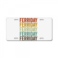 Ferriday City Retro T Shirt License Plate | Artistshot