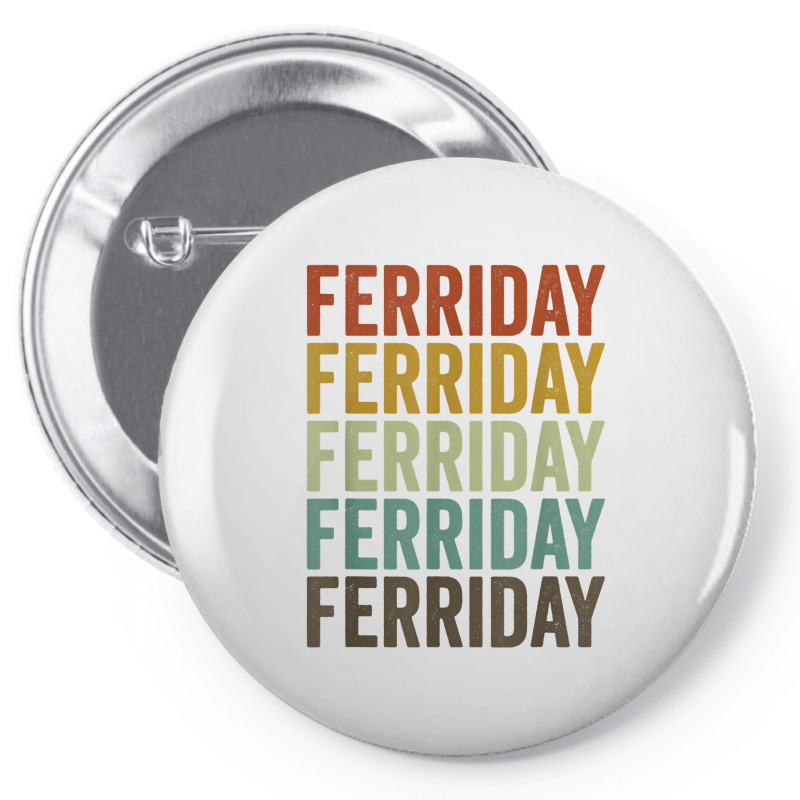 Ferriday City Retro T Shirt Pin-back Button | Artistshot